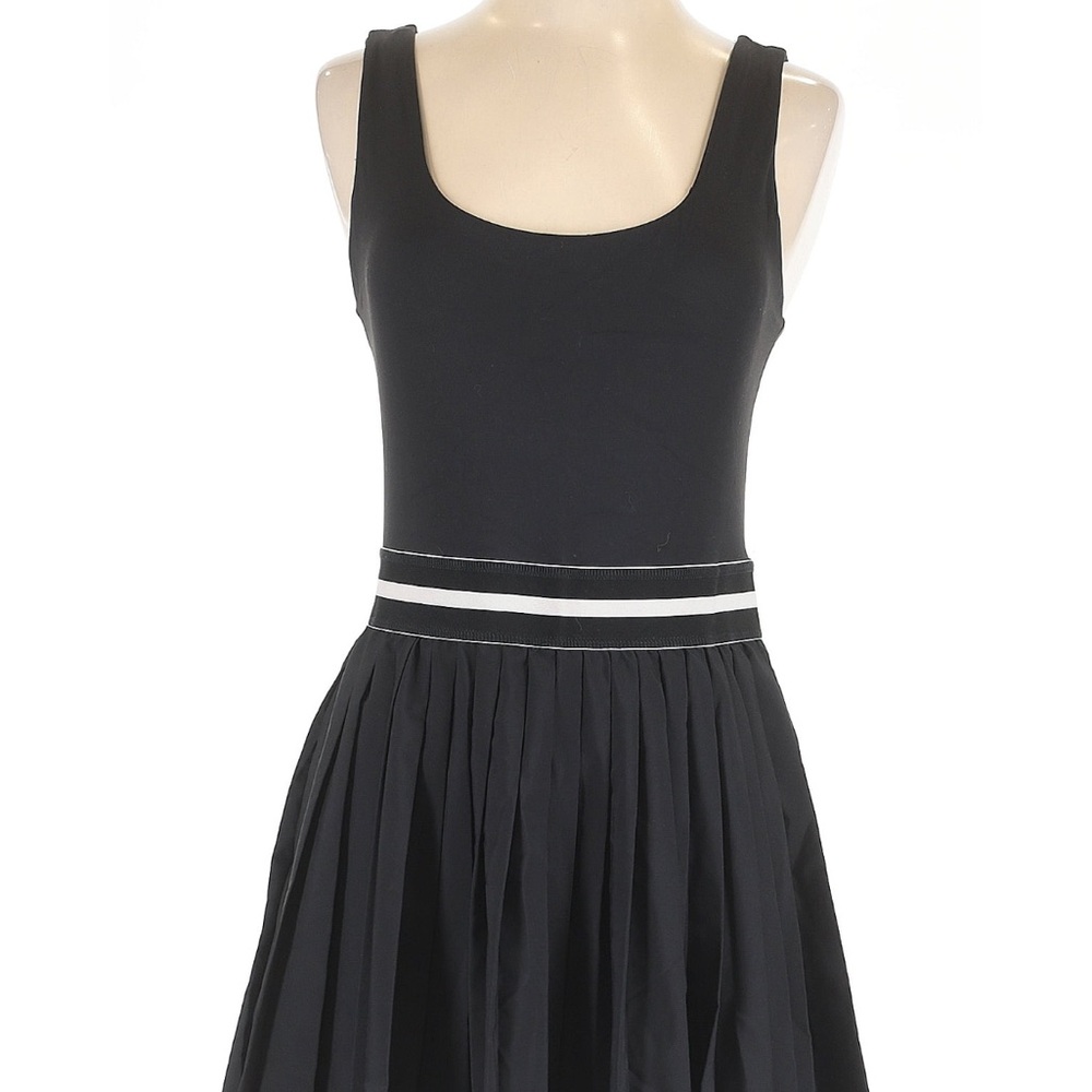 All in Motion Black Dress with White Accents